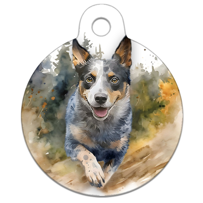 Woodland Running Dog Tag