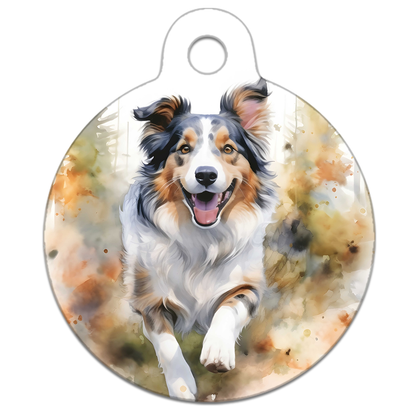 Woodland Running Dog Tag