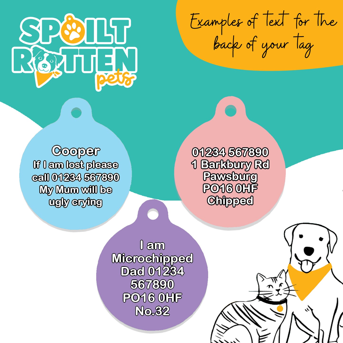 Cotton Headed Ninny Muggins - Pet ID Tag