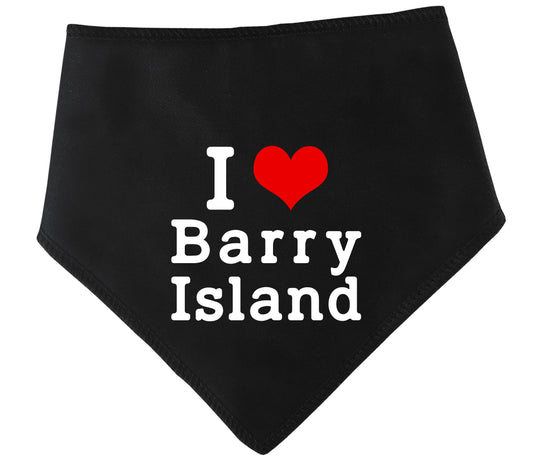 I Love Barry Island Dog Bandana