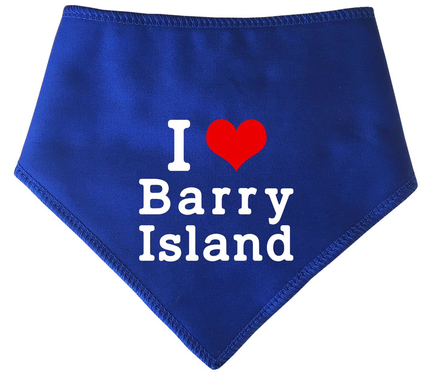 I Love Barry Island Dog Bandana