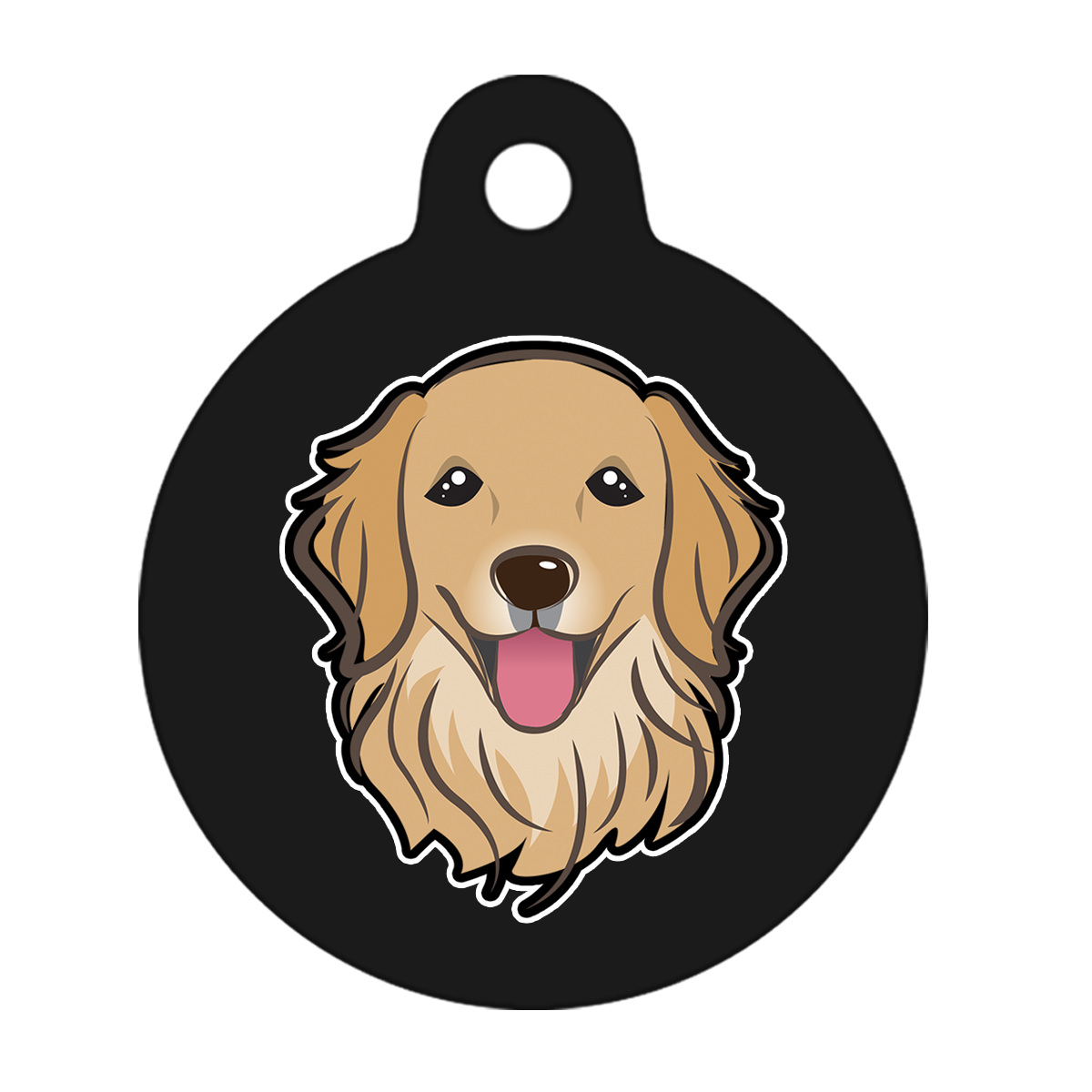 38mm Diameter Large Size - Golden Retriever