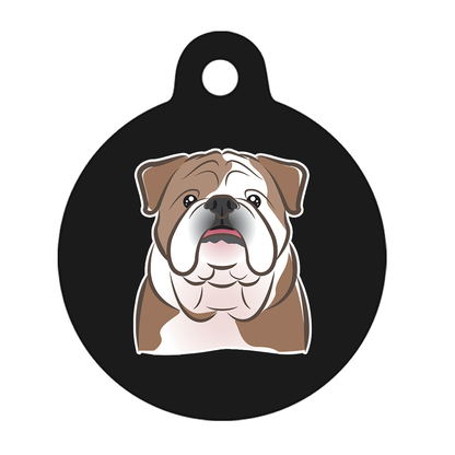 19mm Diameter Tiny Size - Bulldog Dog