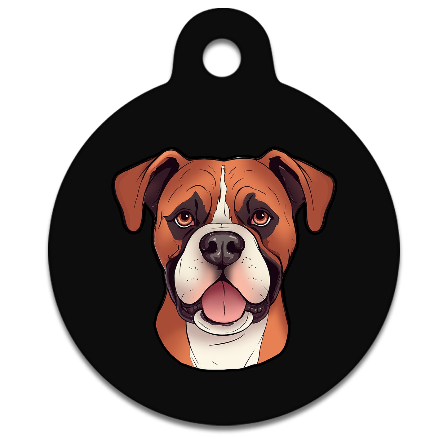 25mm Diameter Small Size - Boxer Dog