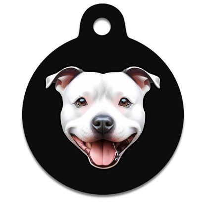 25mm Diameter Small Size - Staffie Dog