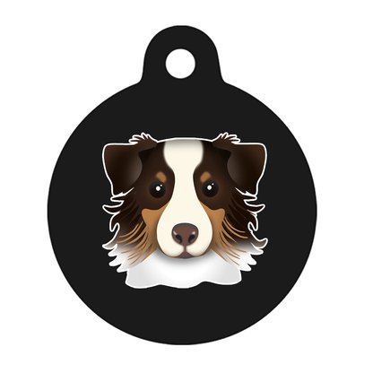 31mm Diameter Medium Size - Australian Shepherd Dog