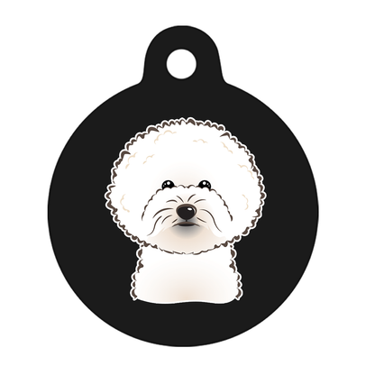 38mm Diameter Large Size - Bichon Frise Dog