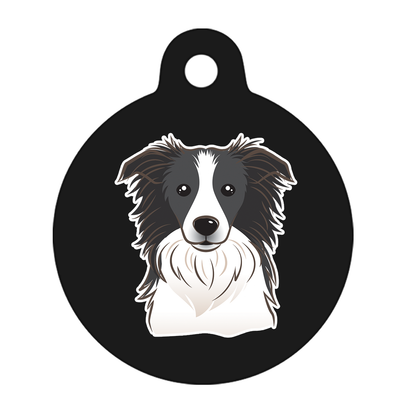 19mm Diameter Tiny Size - Border Collie Dog