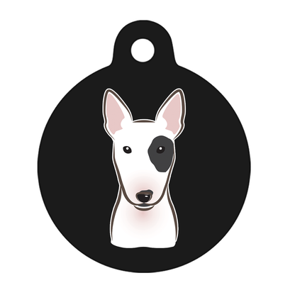 19mm Diameter Tiny Size - Bull Terrier Dog