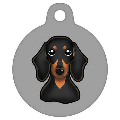 25mm Diameter Small Size - Dachshund Dog