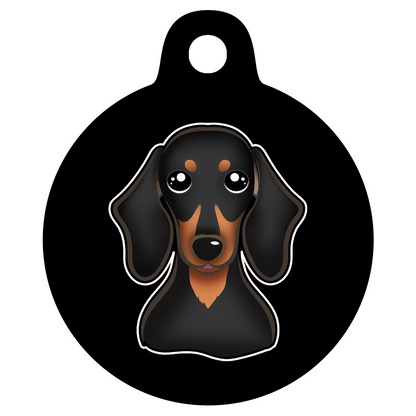 25mm Diameter Small Size - Dachshund Dog