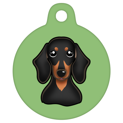 25mm Diameter Small Size - Dachshund Dog