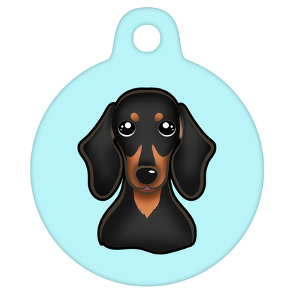 25mm Diameter Small Size - Dachshund Dog