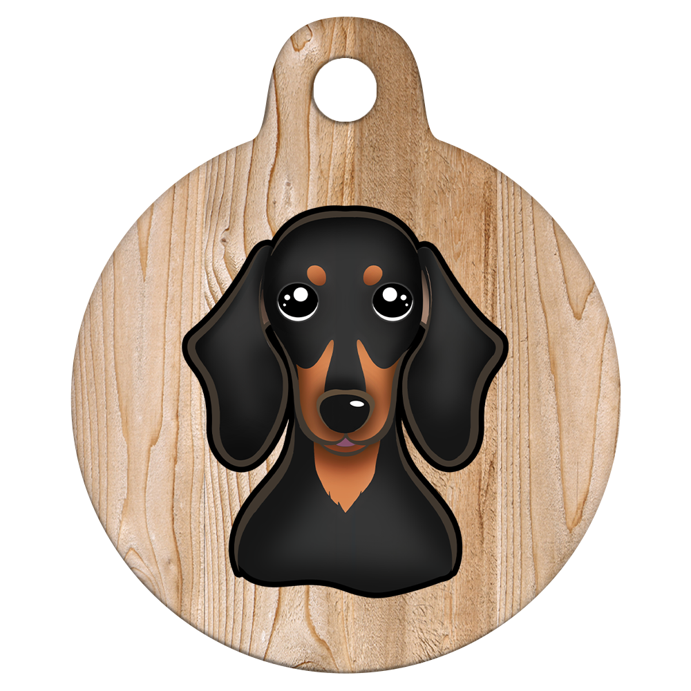 25mm Diameter Small Size - Dachshund Dog