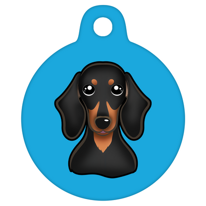25mm Diameter Small Size - Dachshund Dog