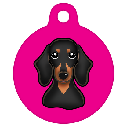25mm Diameter Small Size - Dachshund Dog