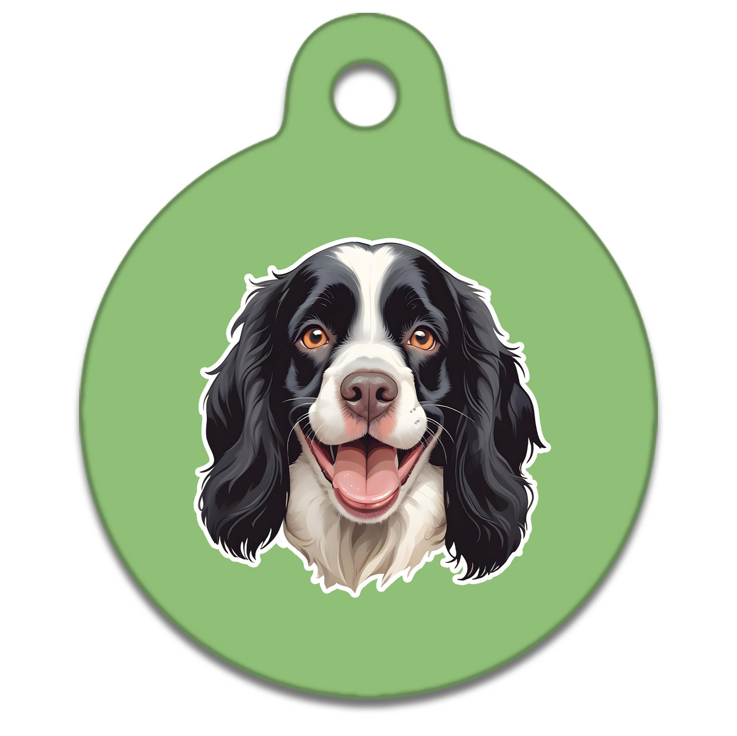 38mm Diameter Large Size - Cocker Spaniel Design