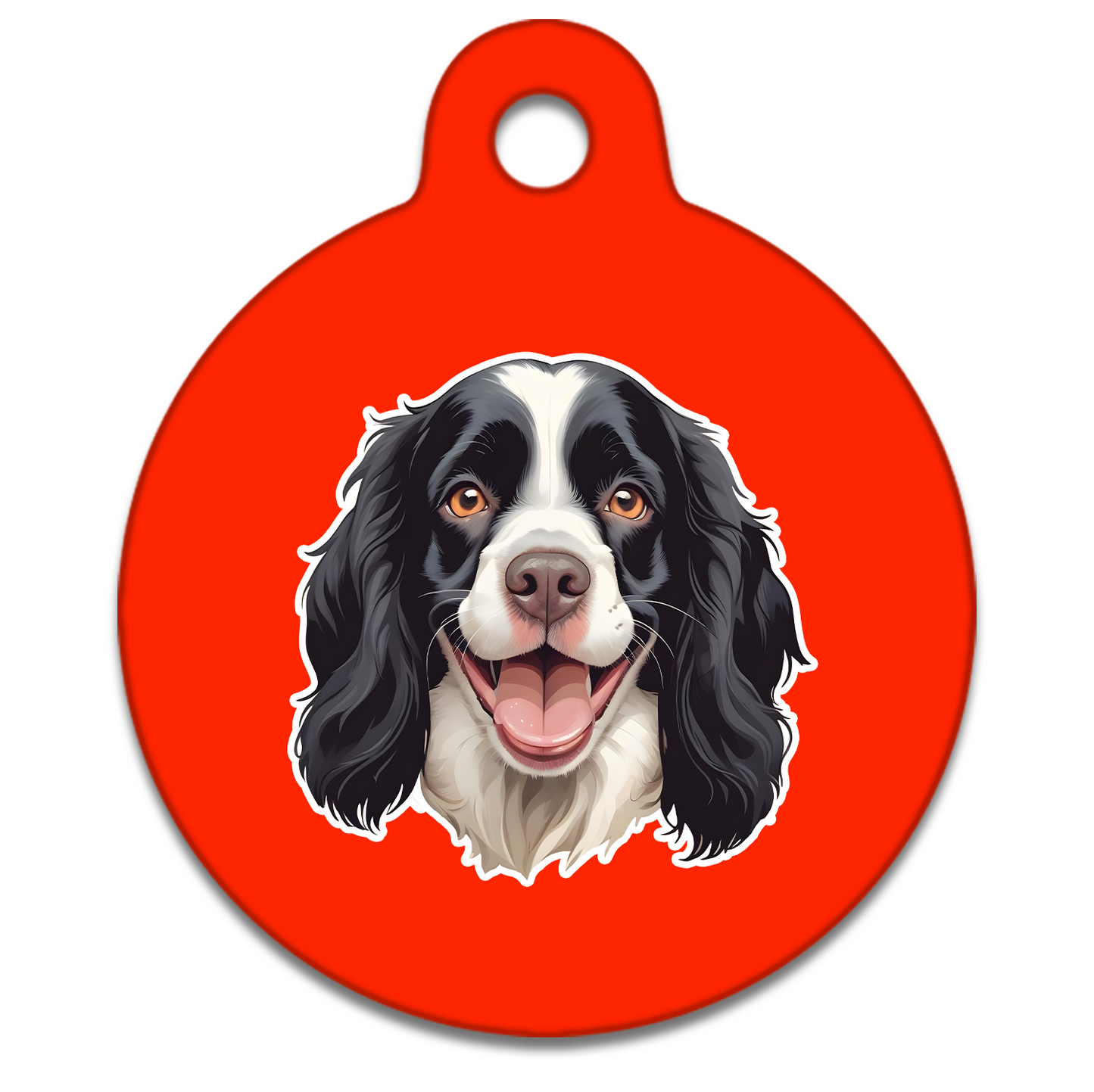 19mm Diameter Tiny Size - Spaniel Design