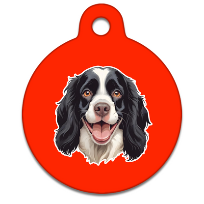 38mm Diameter Large Size - Cocker Spaniel Design