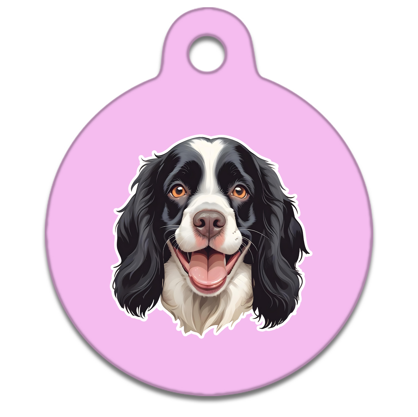 38mm Diameter Large Size - Cocker Spaniel Design
