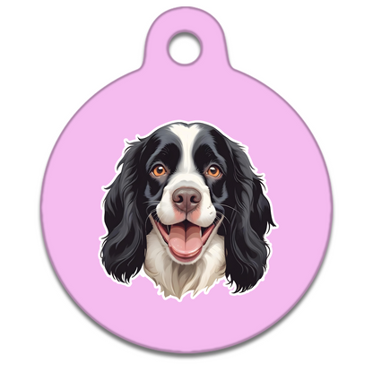 38mm Diameter Large Size - Cocker Spaniel Design