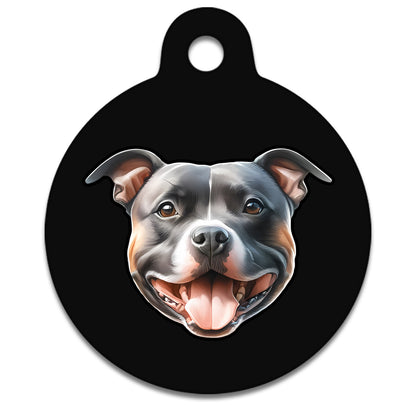 25mm Diameter Small Size - Staffie Dog