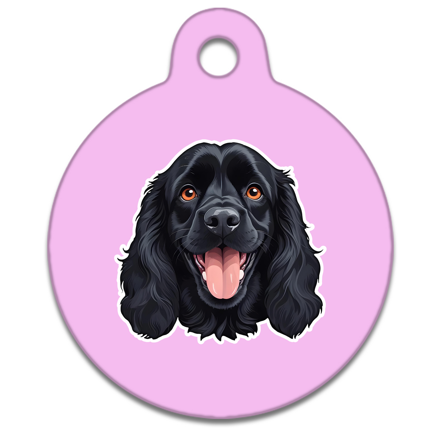 38mm Diameter Large Size - Cocker Spaniel Design