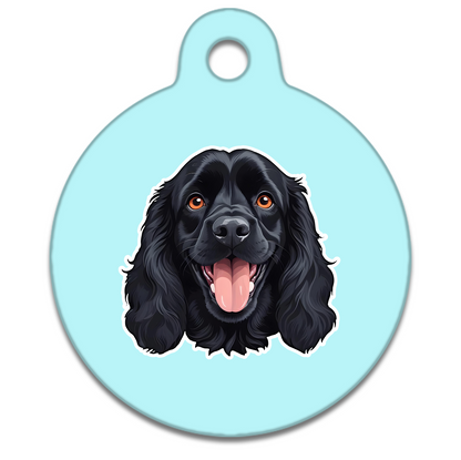 38mm Diameter Large Size - Cocker Spaniel Design