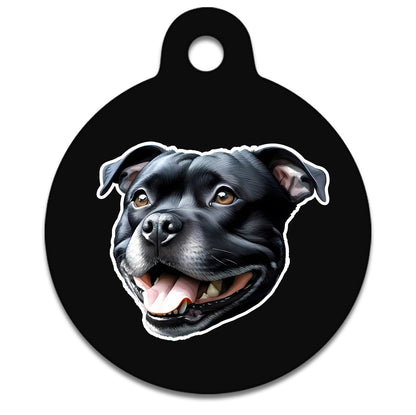 25mm Diameter Small Size - Staffie Dog