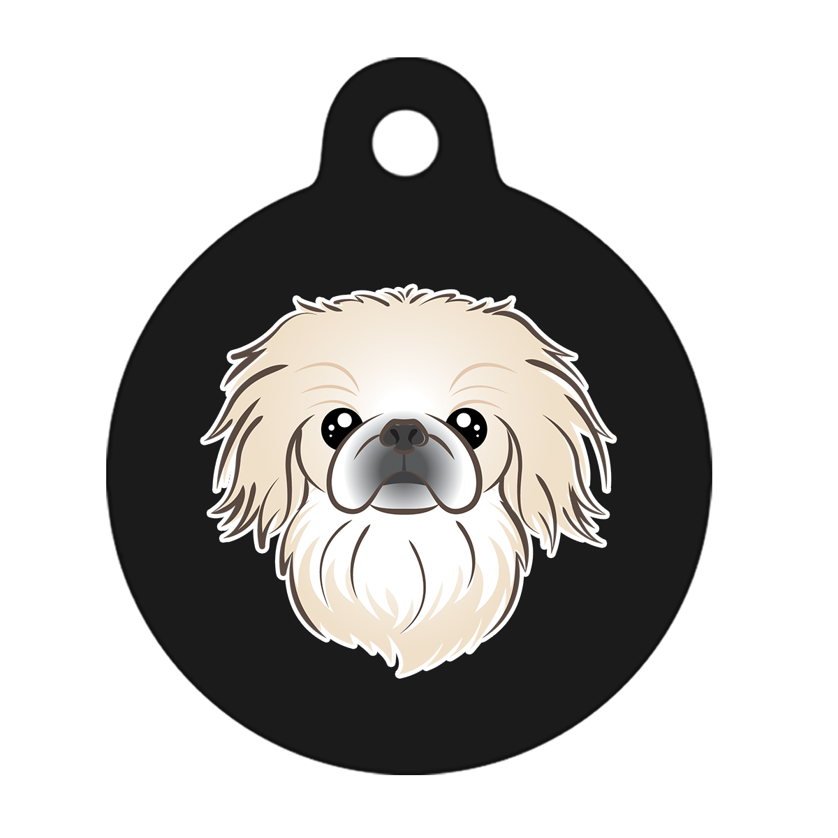 31mm Diameter Medium Size - Pekingese Dog