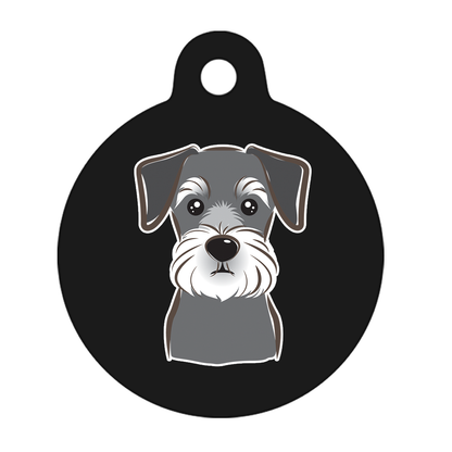 25mm Diameter Small Size - Schnauzer Dog