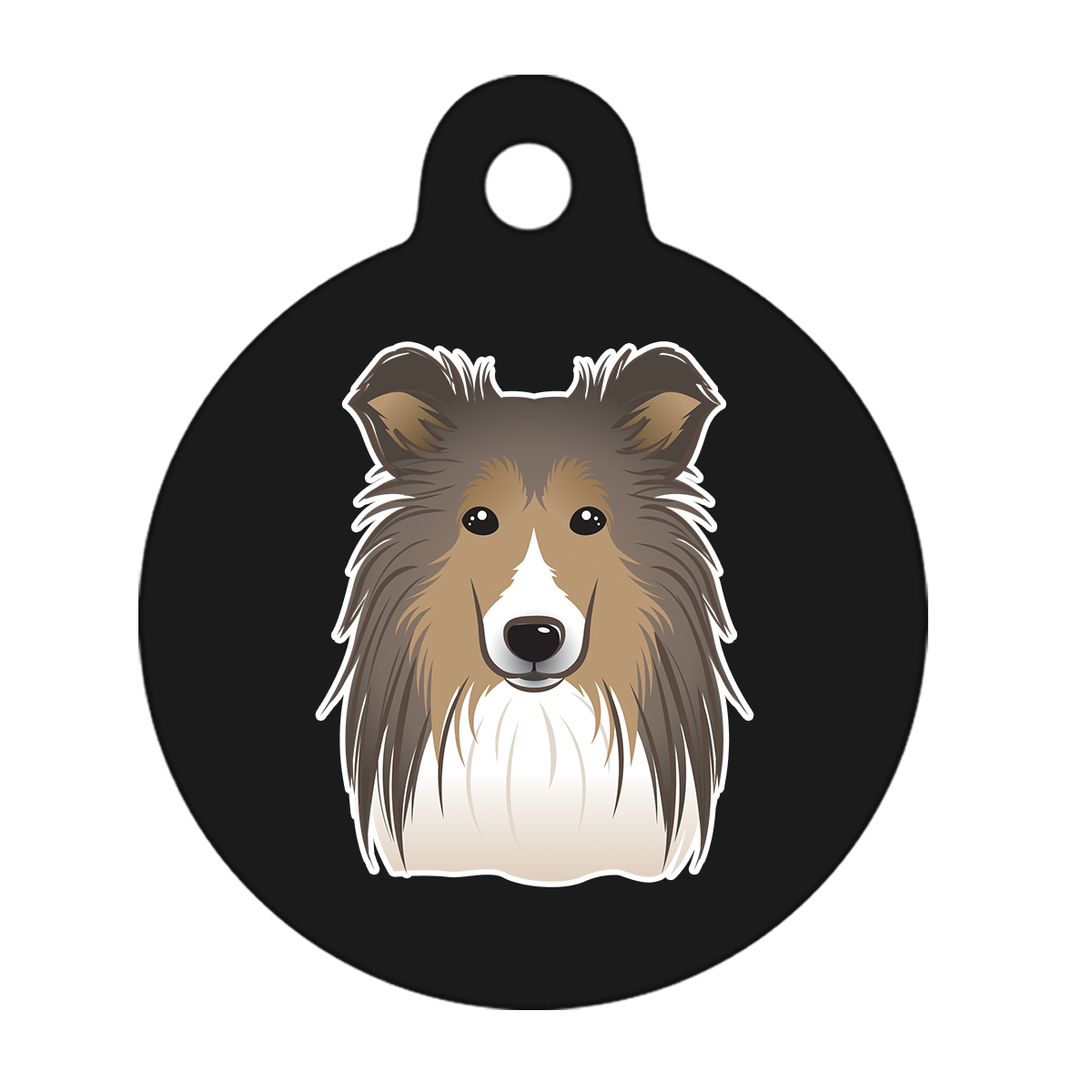 19mm Diameter Tiny Size - Shetland Dog
