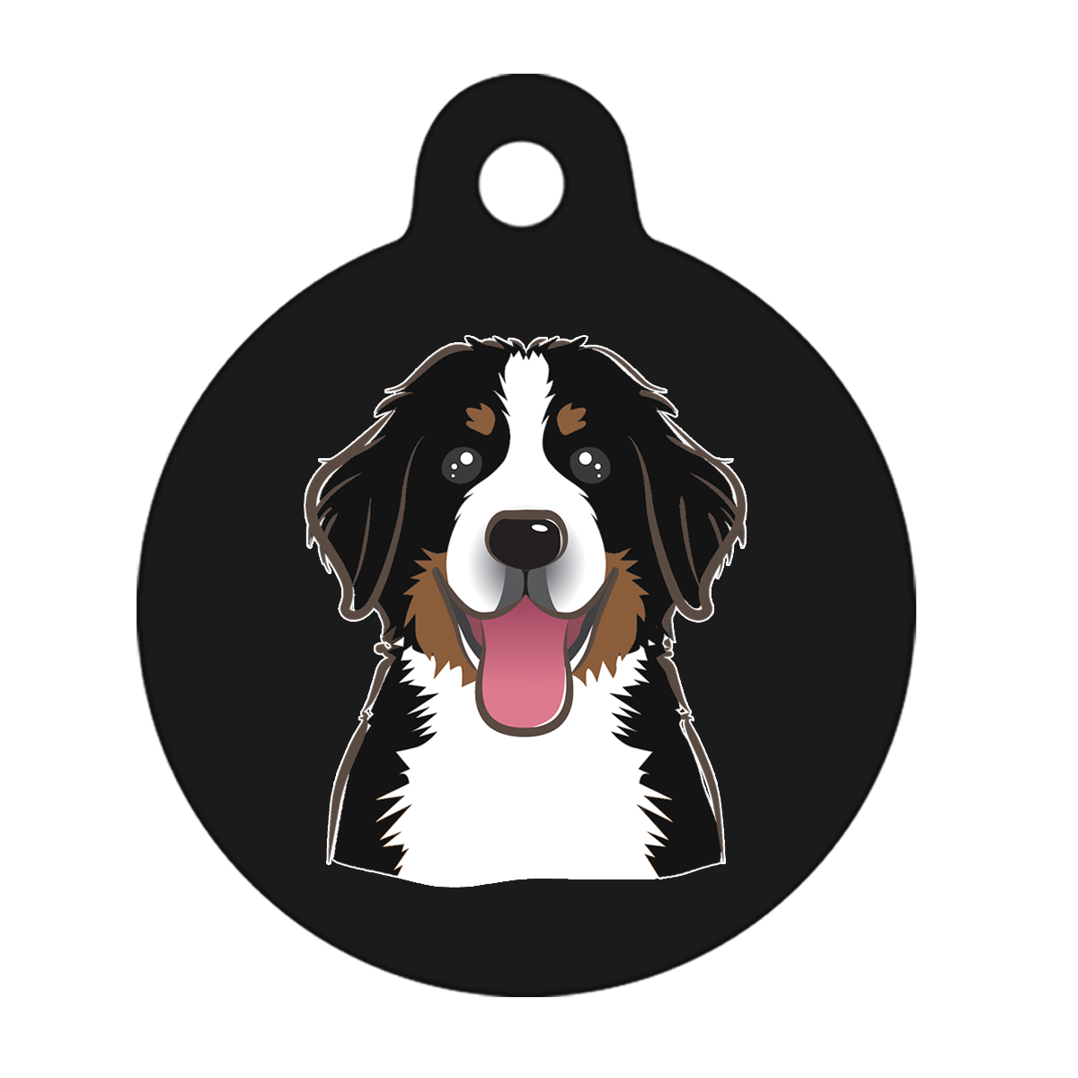 25mm Diameter Small Size - Bernese Mountain Dog