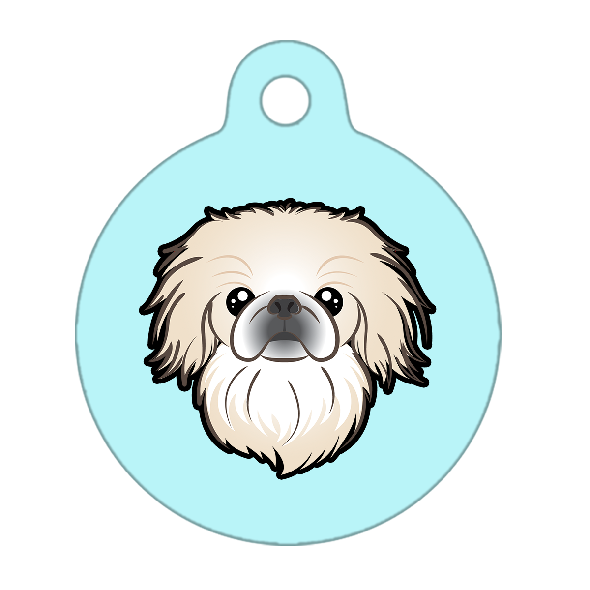 31mm Diameter Medium Size - Pekingese Dog