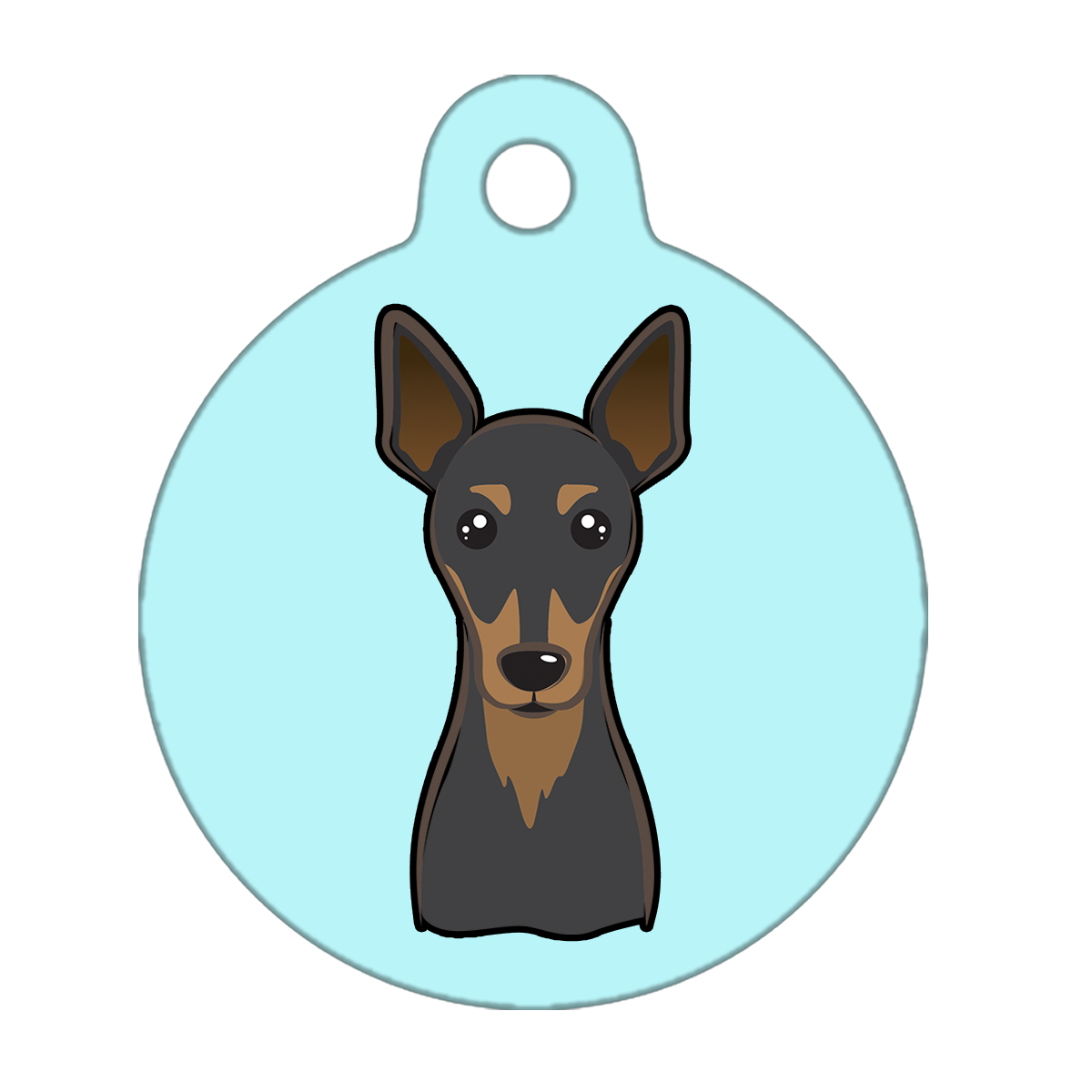 31mm Diameter Medium Size - Pinscher Dog