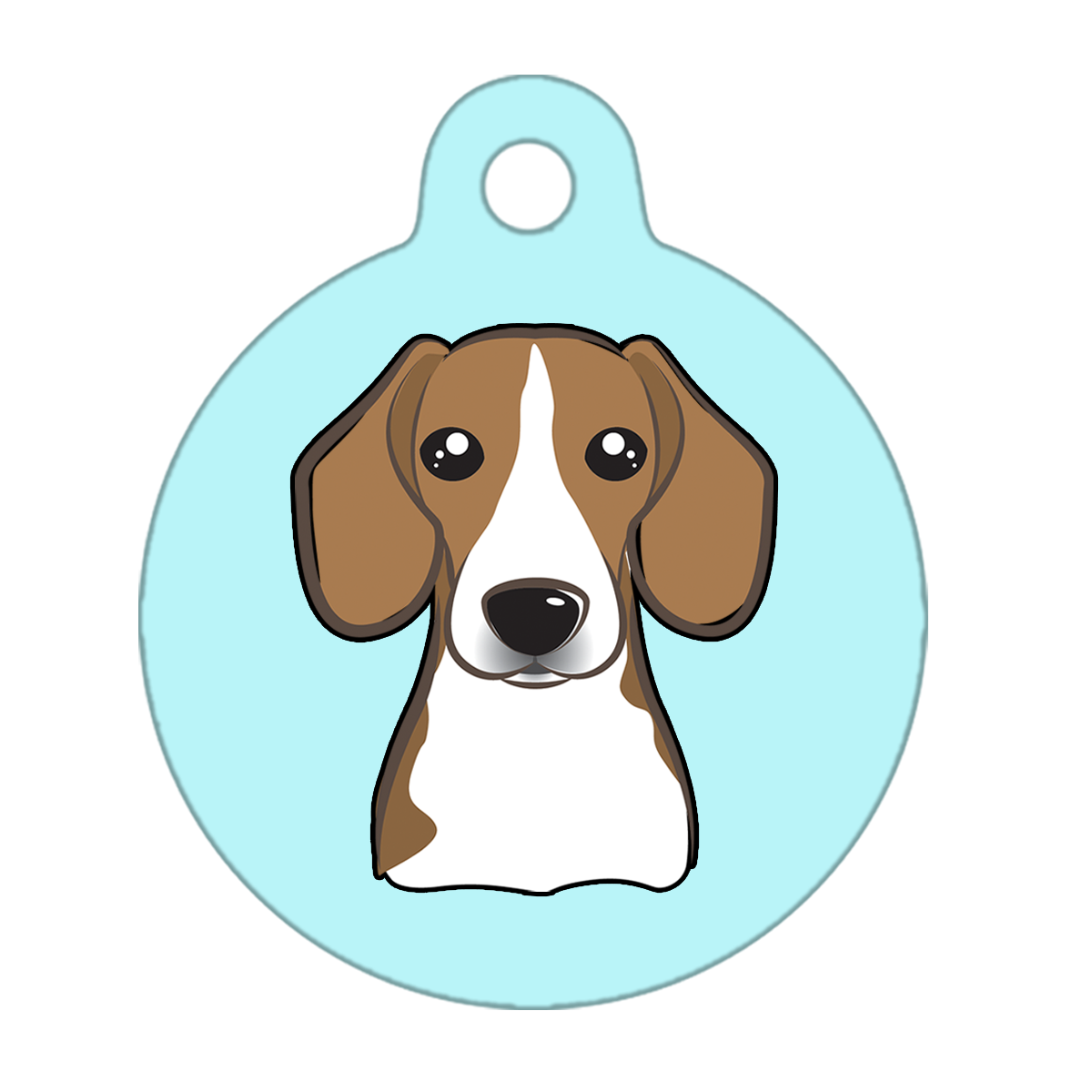 31mm Diameter Medium Size - Beagle Dog