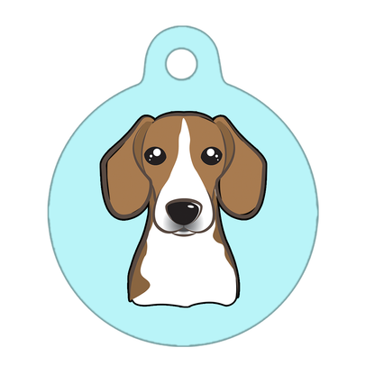 31mm Diameter Medium Size - Beagle Dog