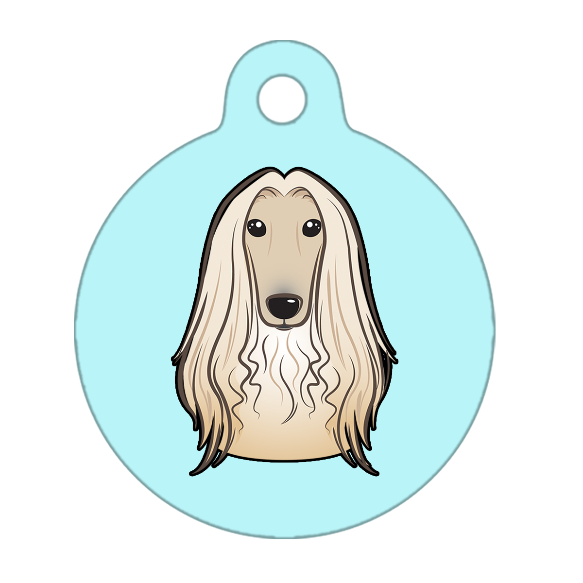 31mm Diameter Medium Size - Afghan Hound Dog