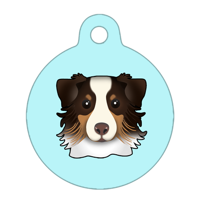 31mm Diameter Medium Size - Australian Shepherd Dog