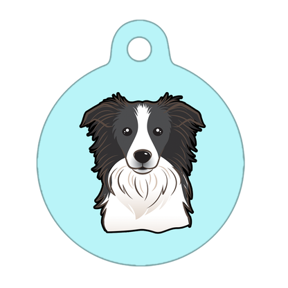 19mm Diameter Tiny Size - Border Collie Dog
