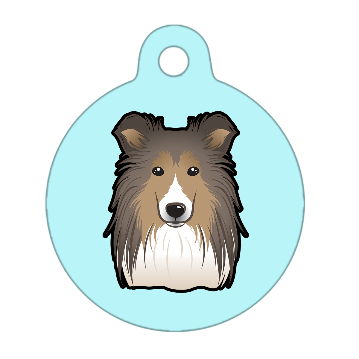 19mm Diameter Tiny Size - Shetland Dog