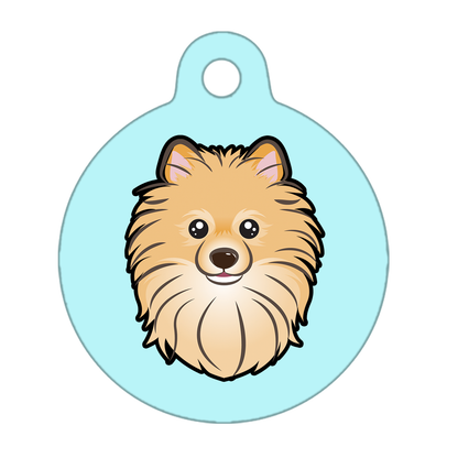 25mm Diameter Small Size - Pomeranian Dog