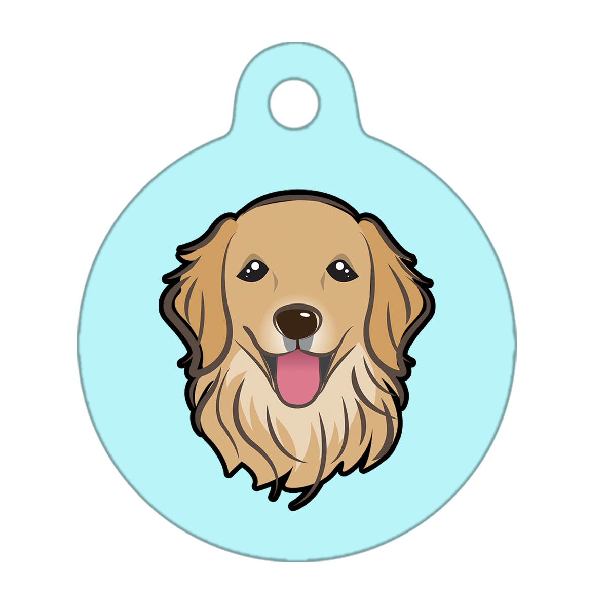 19mm Diameter Tiny Size - Golden Retriever