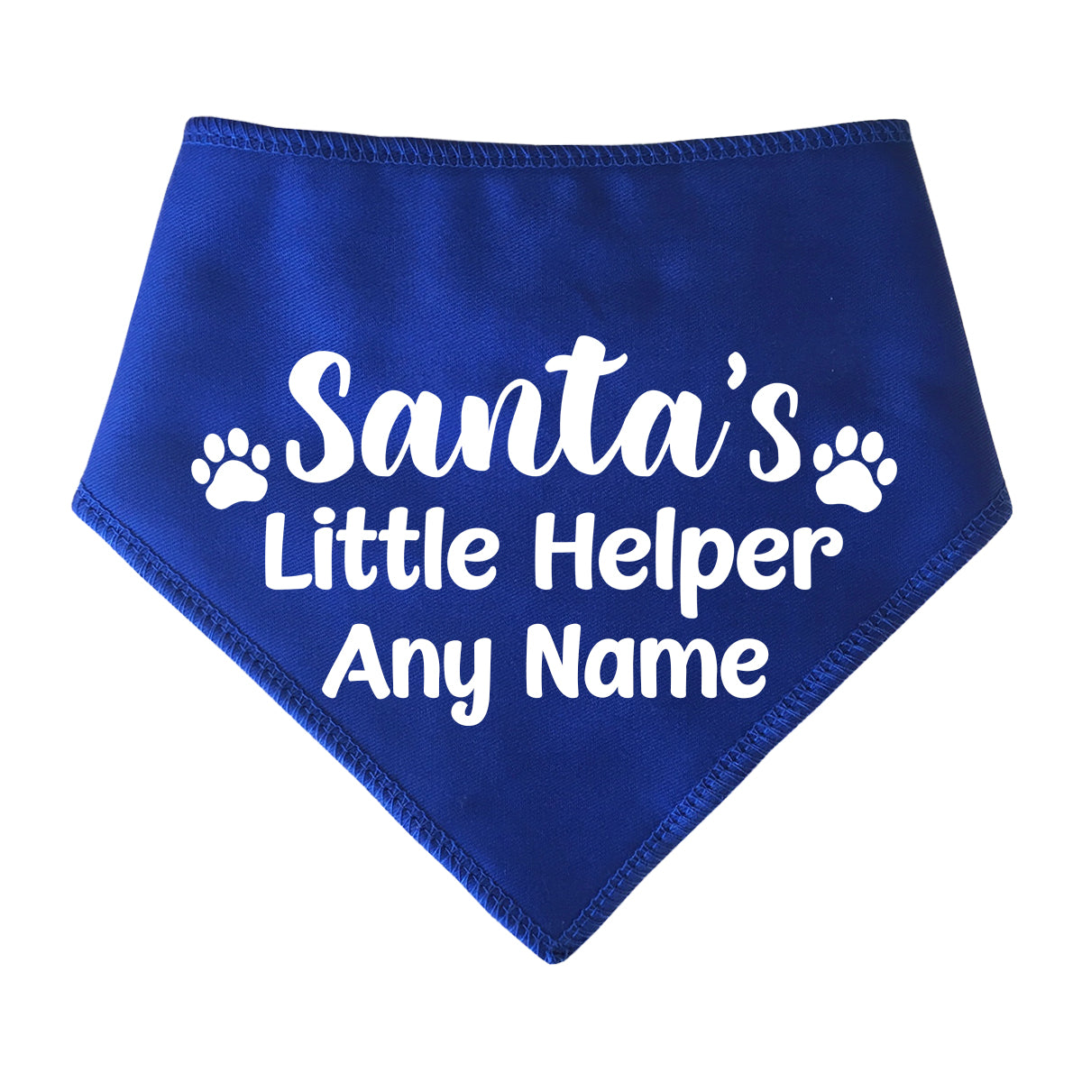 Santa's Little Helper Personalised Dog Bandana