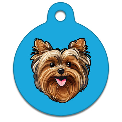 38mm Diameter Large Size - Yorkshire Terrier Dog