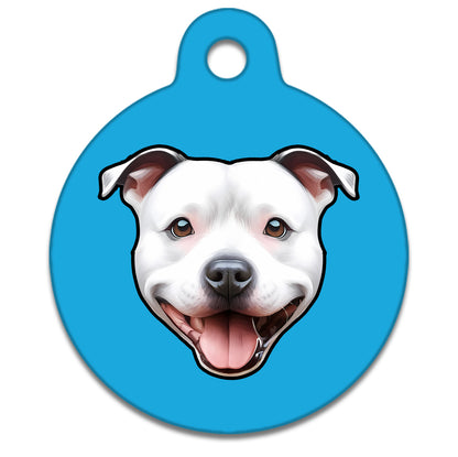 25mm Diameter Small Size - Staffie Dog