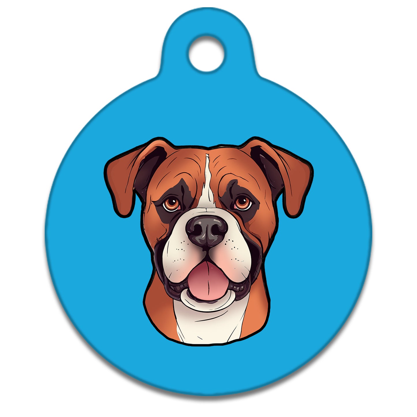 25mm Diameter Small Size - Boxer Dog