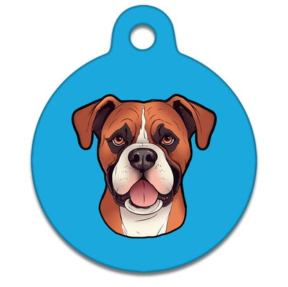 19mm Diameter Tiny Size - Boxer Dog