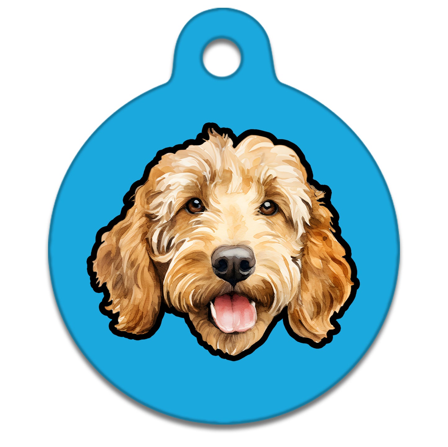25mm Diameter Small Size - Doodle Dog