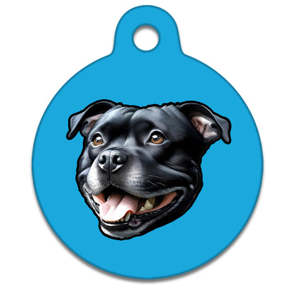 25mm Diameter Small Size - Staffie Dog